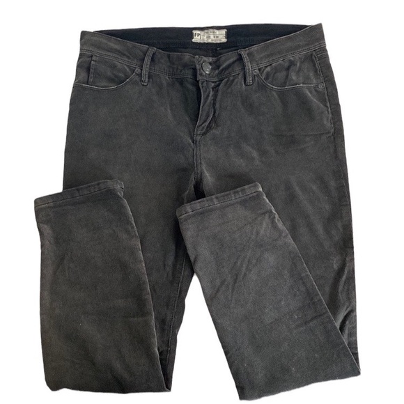 Free People Charcoaled Corduroy Straight Leg pants, size29 - Picture 3 of 4